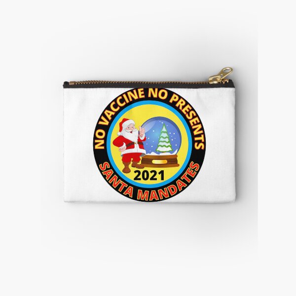 Item preview, No Vaccine No Presents Funny Santa Mandates Christmas 2021  designed and sold by RGRamsey.