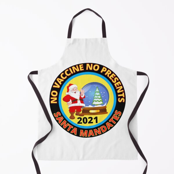 Item preview, No Vaccine No Presents Funny Santa Mandates Christmas 2021  designed and sold by RGRamsey.