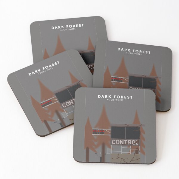 Item preview, Impresión del bosque oscuro de Alton Towers designed and sold by Earl-DSNCA.