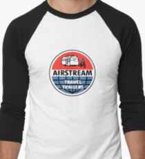 Airstream Travel Trailer Vintage Decal Men's Baseball ¾ T-Shirt
