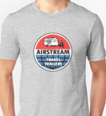 Airstream Travel Trailer Vintage Decal Unisex T-Shirt