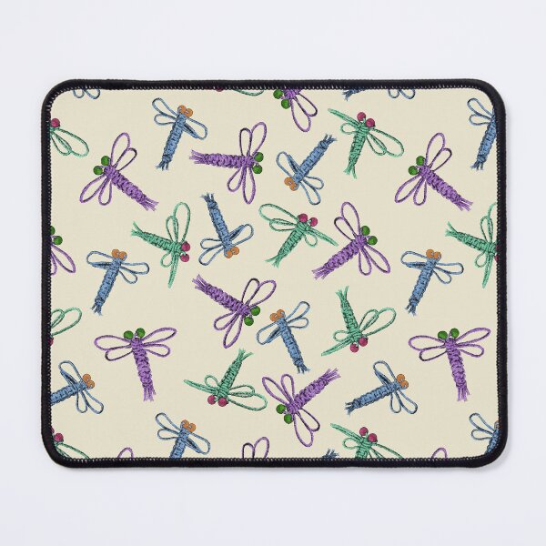Item preview, Macrame Dragonflies - Beige background designed and sold by Jana Šlesaríková.