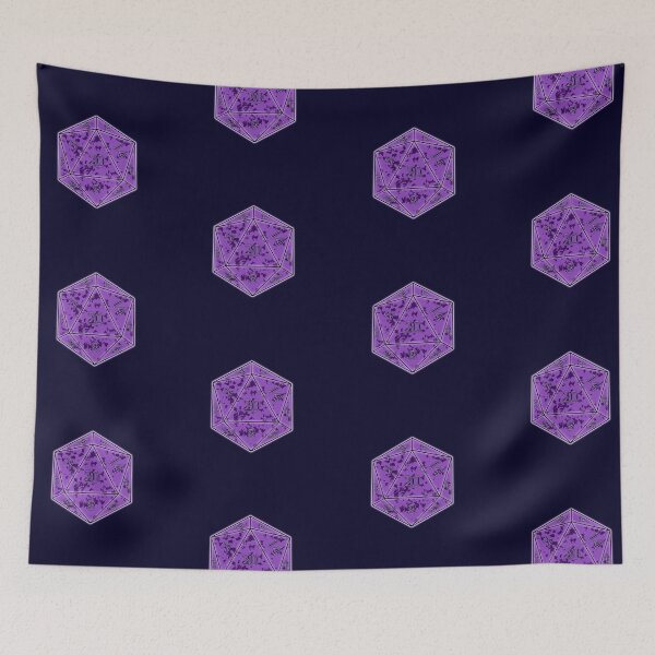 Item preview, D20 - Purple Splatter designed and sold by FaceOfBeau.