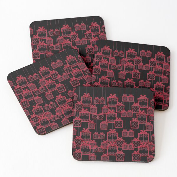 Item preview, Christmas Presents Pattern (Red & Black)  designed and sold by whereisOlga_.
