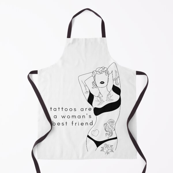 Item preview, Tattoos Are A Woman's Best Friend designed and sold by rosendosen.