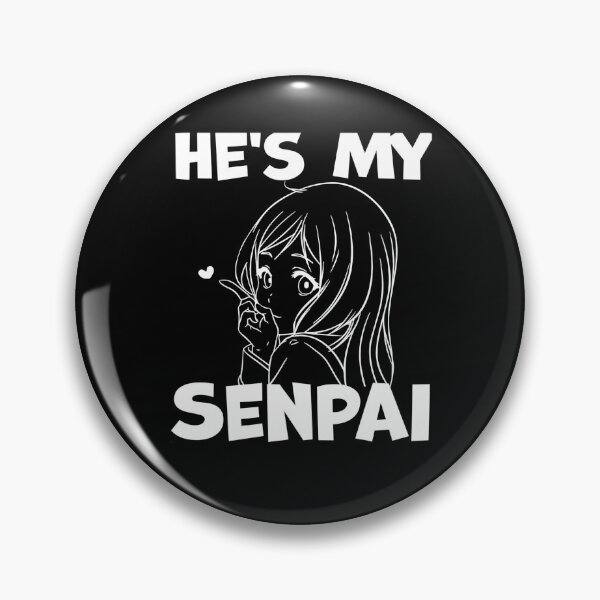 Item preview, He_s My Senpai Funny Anime Matching Couple Girlfriend Gift designed and sold by CQCankdesign.