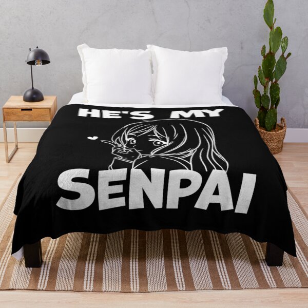 Item preview, He_s My Senpai Funny Anime Matching Couple Girlfriend Gift designed and sold by CQCankdesign.