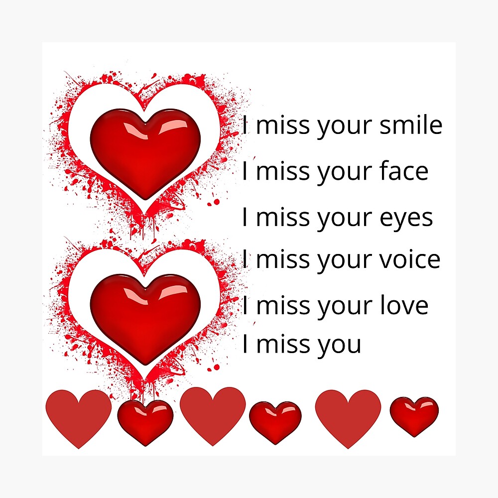 Missing Boy Friend - I Miss You Quote