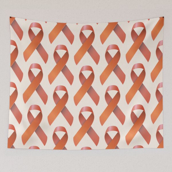 Item preview, Orange Ribbon - Leukemia cancer - Kidney cancer designed and sold by portokalis.