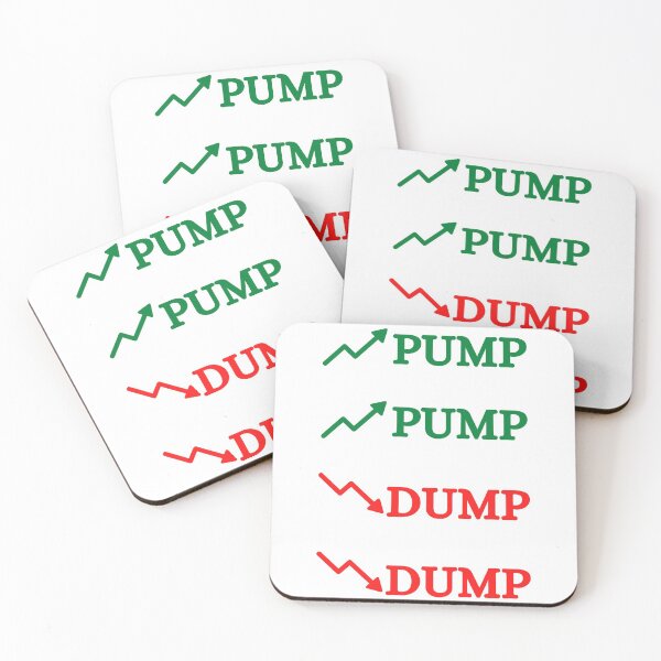Item preview, Pump and Dump Cryptocurrency sticker pack - Crypto Trader designed and sold by CaitU.