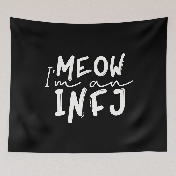 Item preview, Meow I’m an INFJ designed and sold by artsomenautte.