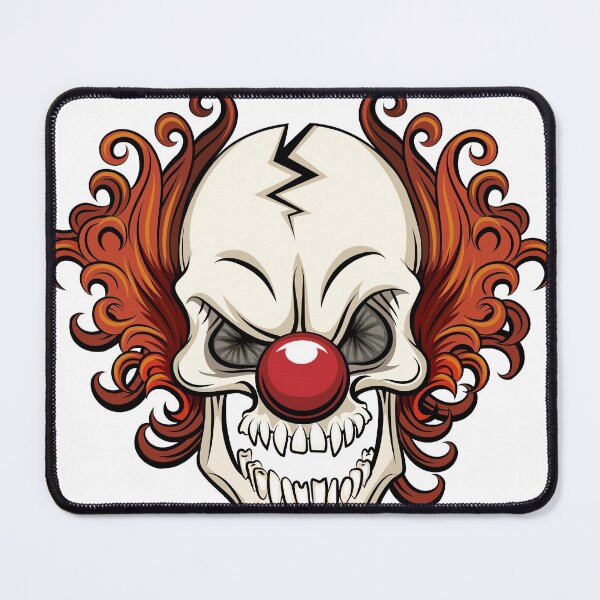 Item preview, scary clown halloween designed and sold by naturehikers.