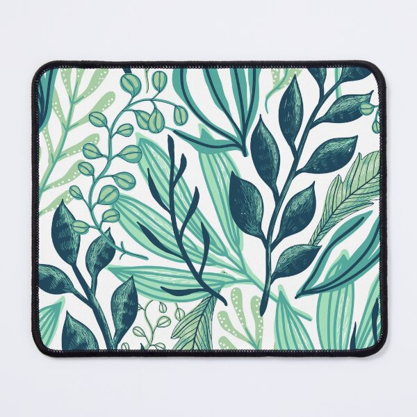 Item preview, Green floreal pattern designed and sold by akumayoshop.