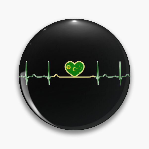 Item preview, Heartbeat Cocos Islands designed and sold by Heartbeatsalad.