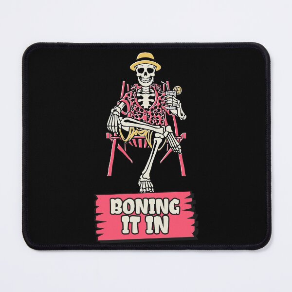 Item preview, Boning it in - funny and chilled relaxed holiday skeleton design! designed and sold by HROC.