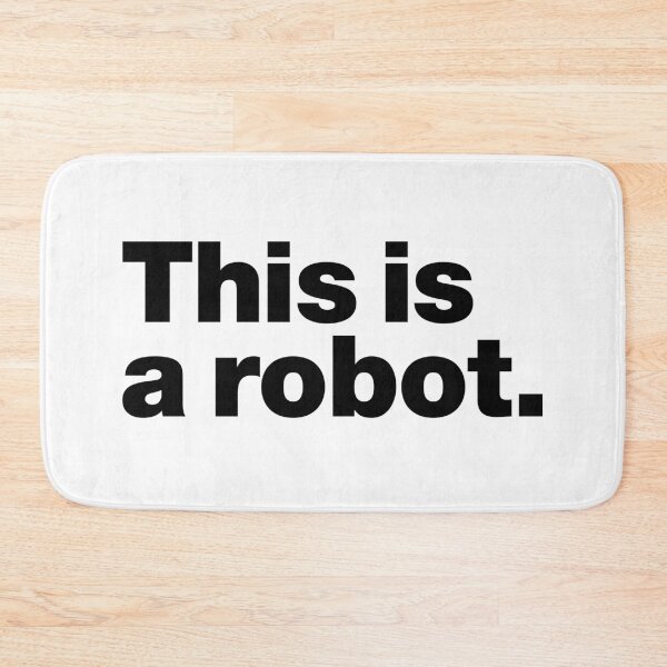 Item preview, This is a robot. (black) designed and sold by dudethecreator.