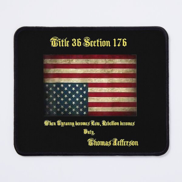 Item preview, American Flag Distress Upside Down Thomas Jefferson Patriot   designed and sold by JUIZEUS.