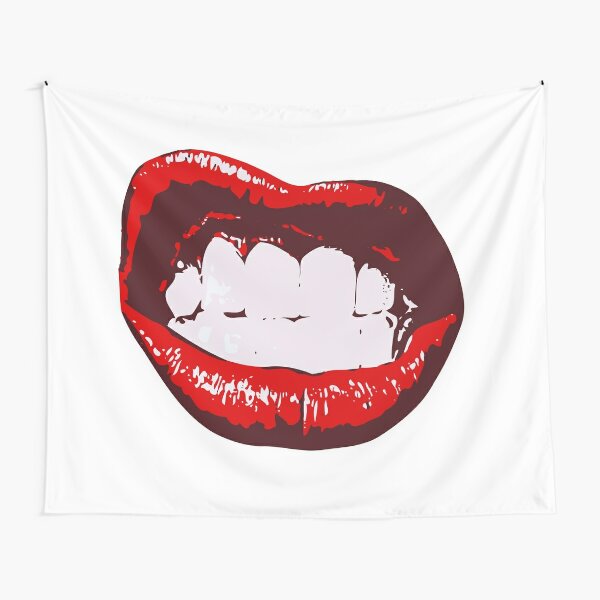 Sexy teen girl lips Tapestry