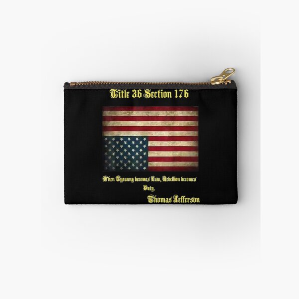 Item preview, American Flag Distress Upside Down Thomas Jefferson Patriot   designed and sold by JUIZEUS.