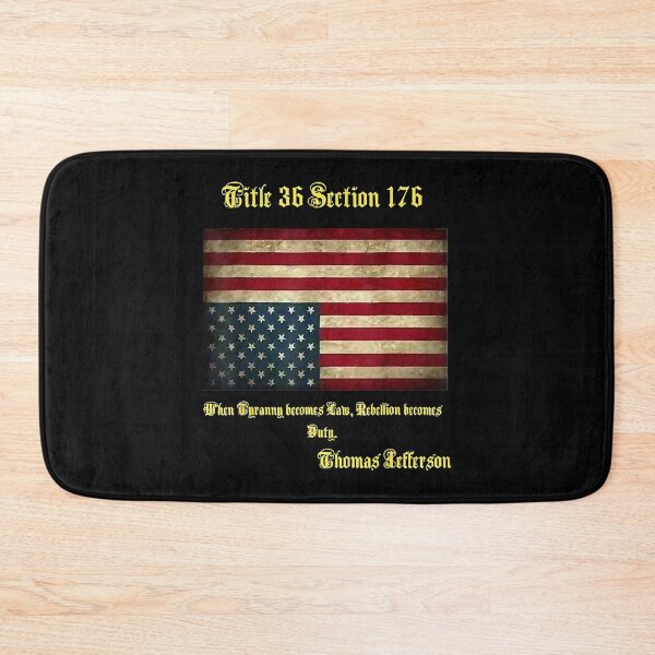 Item preview, American Flag Distress Upside Down Thomas Jefferson Patriot   designed and sold by JUIZEUS.