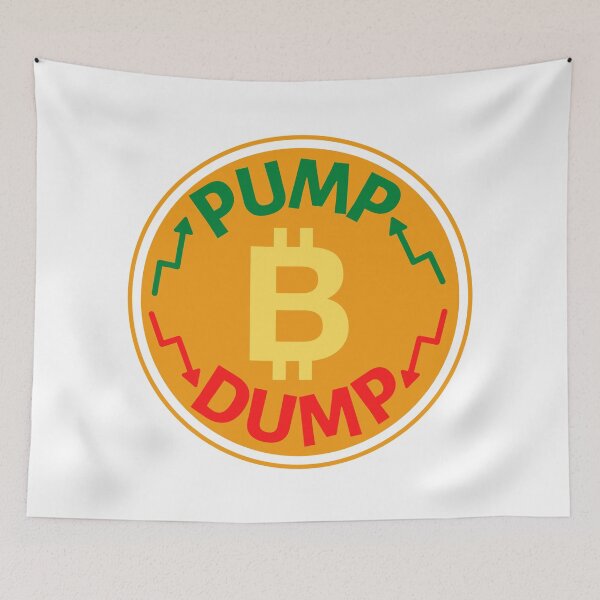 Item preview, Pump and Dump Cryptocurrency Circle- Crypto Trader designed and sold by CaitU.