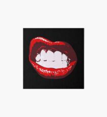 Sexy teen girl lips Art Board Print