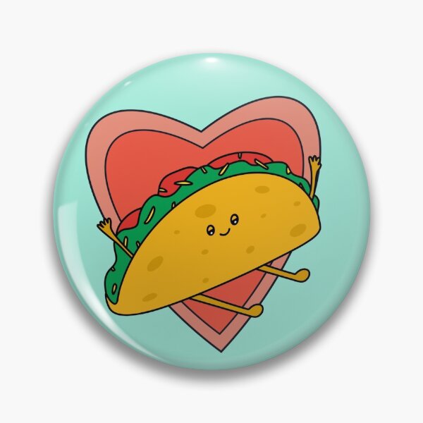Artikelvorschau, Liebe Tacos, mexikanisches Essensherz? entworfen und verkauft von PegFollyDesigns.
