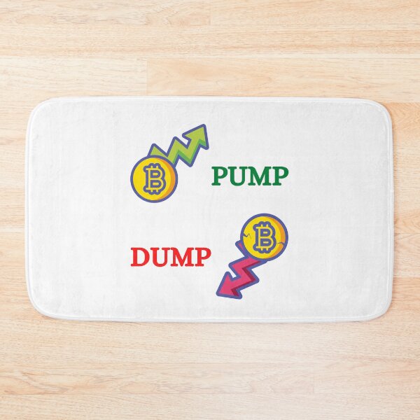 Item preview, Pump and Dump BItcoin Cryptocurrency sticker pack - Crypto Trader designed and sold by CaitU.