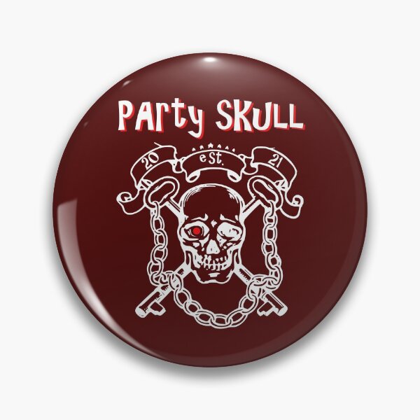 Item preview, Party Skull - Halloween skull designed and sold by VitoTDesign.