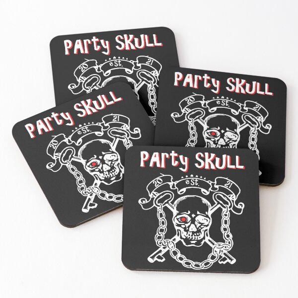 Item preview, Party Skull - Halloween skull designed and sold by VitoTDesign.