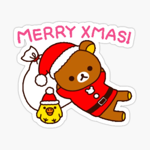 "Rilakkuma christmas" Sticker by Gamehamza Redbubble