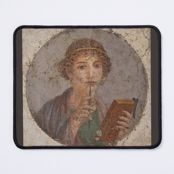 Item preview, Souvenir from Pompeii - Saffo is thinking designed and sold by EnjoyRiot.