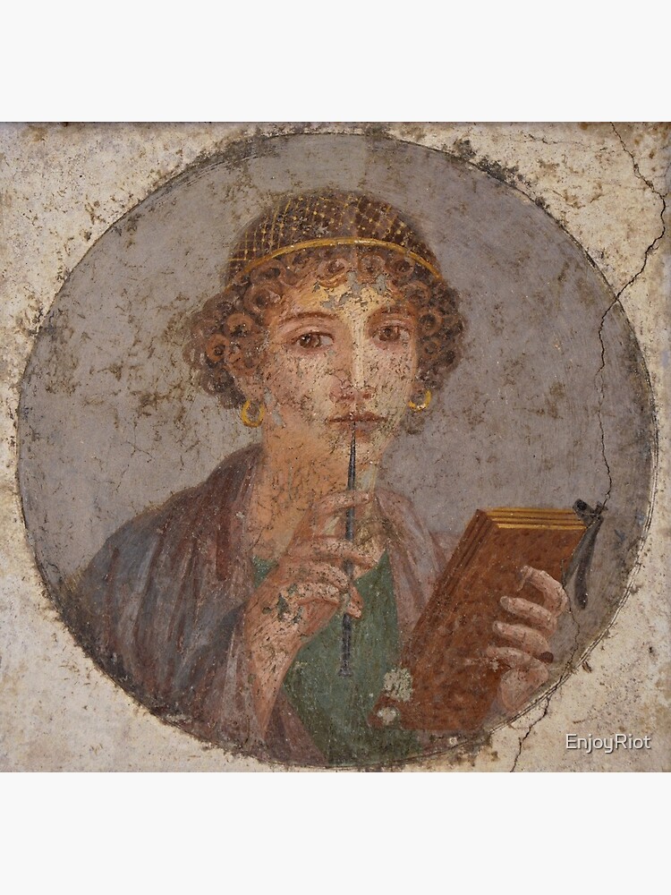 Souvenir from Pompeii - Saffo is thinking by EnjoyRiot