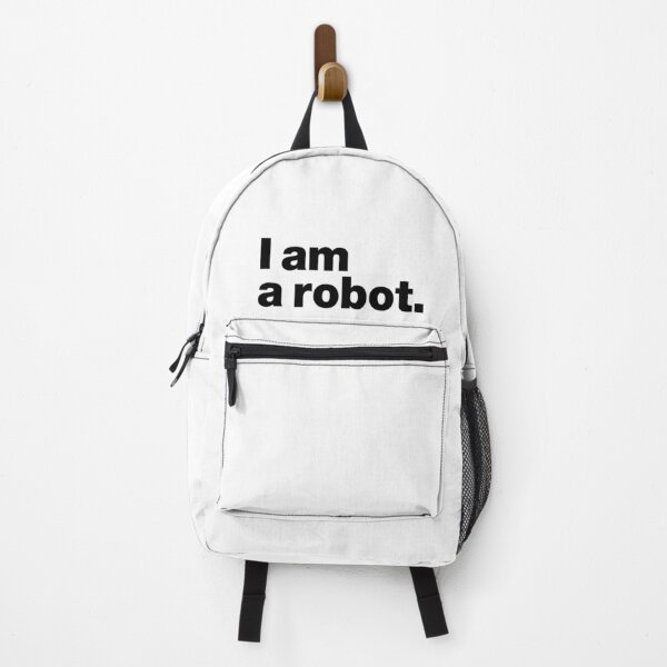 Item preview, I am a robot. (black) designed and sold by dudethecreator.