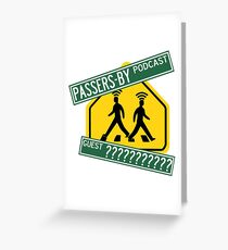 Passanten-Podcast-Merchandise! Grußkarte