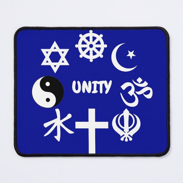 Item preview, Unity Of Religion Clipart Symbols In Blue designed and sold by LuckyKermit.