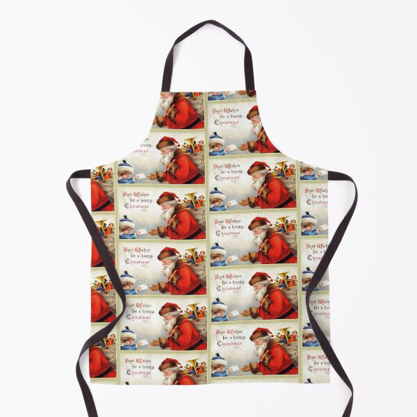 Item preview, Vintage Santa with child and Christmas wishes designed and sold by aapshop.