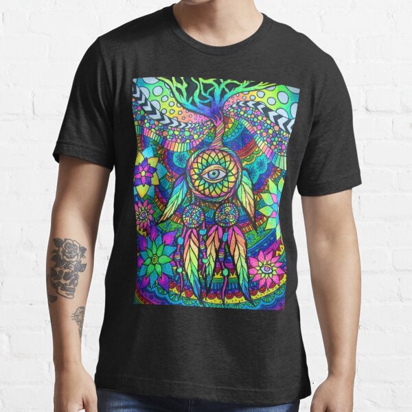 Last one! T-shirt - psychedelic - flower of life - sacred geometry - t –  Leafy Creations