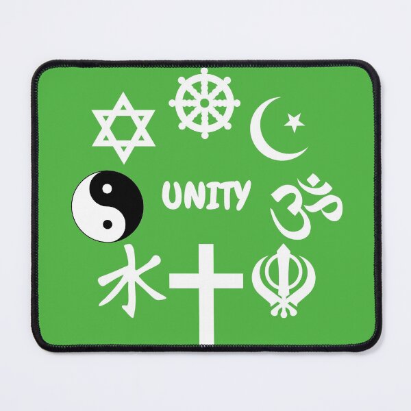 Item preview, Unity Of Religion Clipart Symbols In Green designed and sold by LuckyKermit.