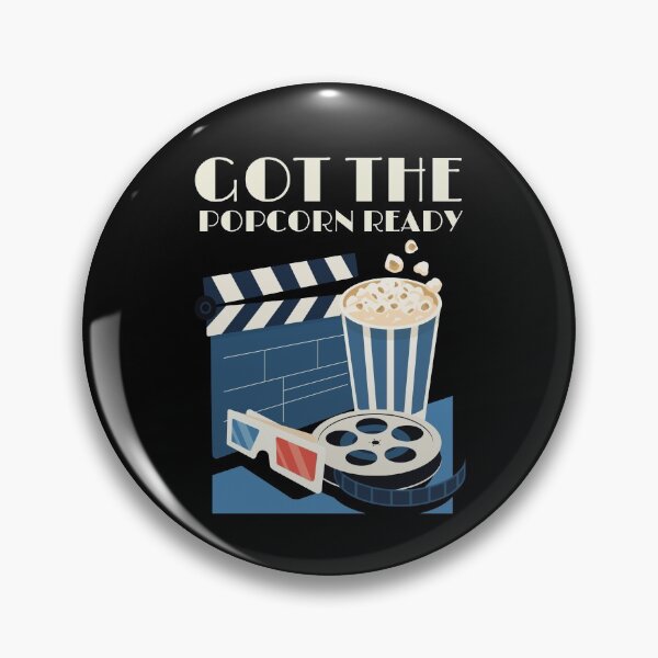 Item preview, Got the Popcorn Ready Vintage Cinema Retro design!  designed and sold by HROC.