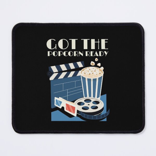 Item preview, Got the Popcorn Ready Vintage Cinema Retro design! designed and sold by HROC.
