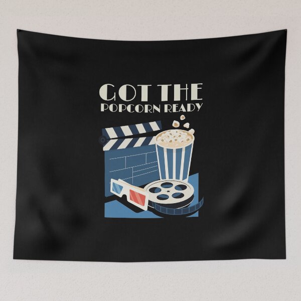 Item preview, Got the Popcorn Ready Vintage Cinema Retro design!  designed and sold by HROC.