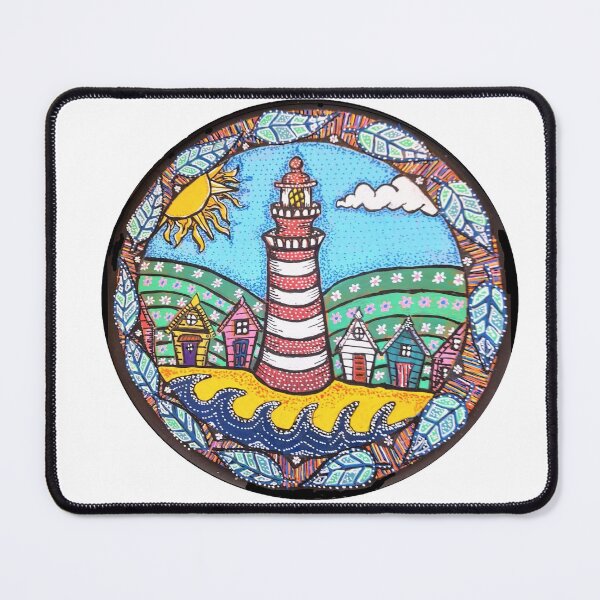 Item preview, lighthouse,summer,holiday,ocean,huts by LowEndGraphics designed and sold by LowEndGraphics.