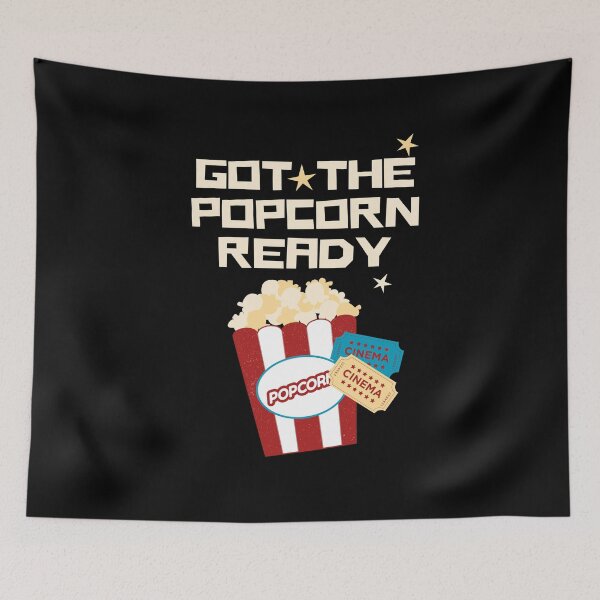Item preview, Got the Popcorn Ready Vintage Cinema Retro design!  designed and sold by HROC.