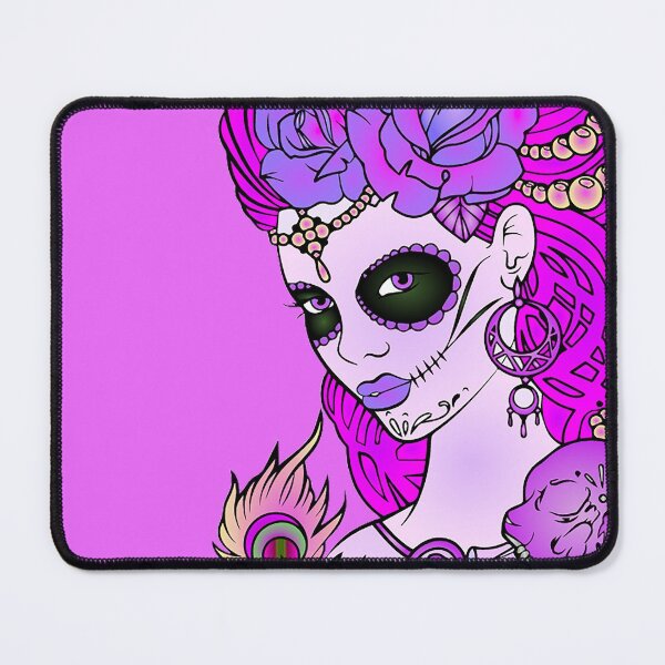 Item preview, Skull with floral designed and sold by NyengRepublic.