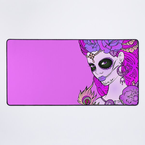Item preview, Skull with floral designed and sold by NyengRepublic.