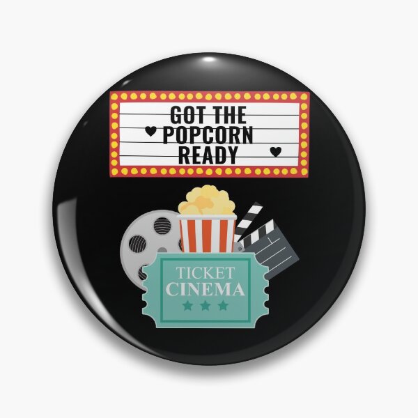 Item preview, Got the Popcorn Ready Vintage Cinema Retro design!  designed and sold by HROC.