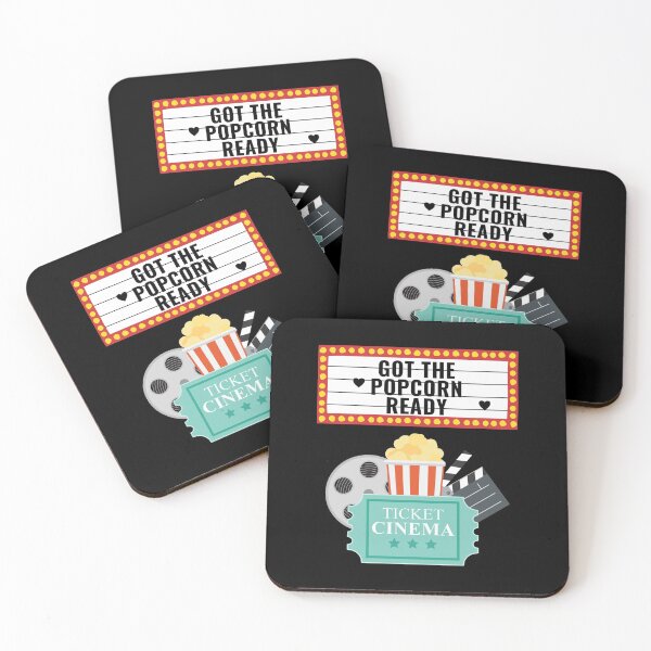 Item preview, Got the Popcorn Ready Vintage Cinema Retro design!  designed and sold by HROC.