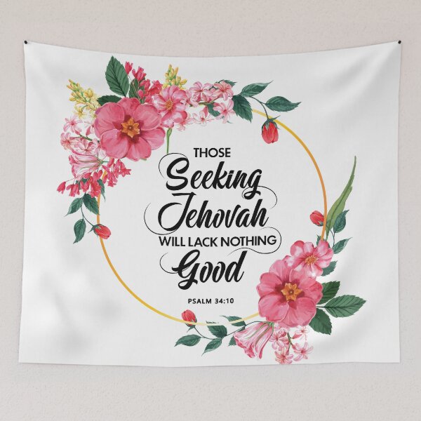 Item preview, JW 2022 Yeartext Floral designed and sold by KA DESIGNS.