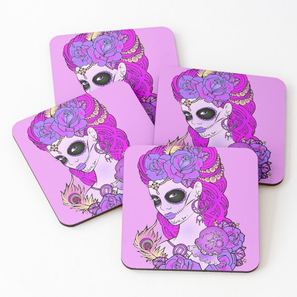 Item preview, Skull with floral designed and sold by NyengRepublic.